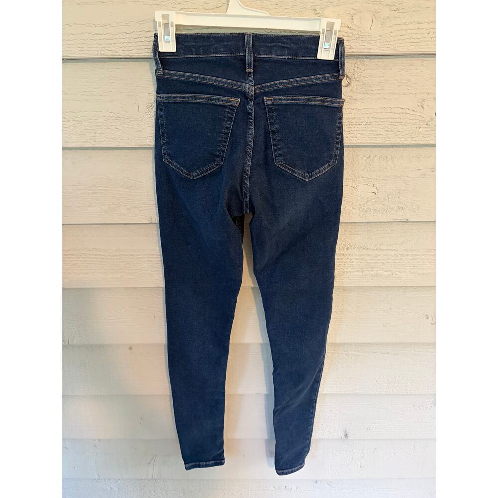 Topshop Jamie High Waist Skinny Jeans Dark Wash Size 26 - Picture 5 of 6